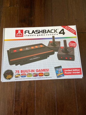 Atari Flashback 4 Classic Game Console Sealed Boxed 2600 Series & 75 Games  