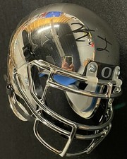 KAYVON THIBODEAUX SIGNED OREGON CHROME SMOKE MINI HELMET BECKETT WITNESS COA