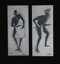 SUPERBE PAIRE DE PLAQUES