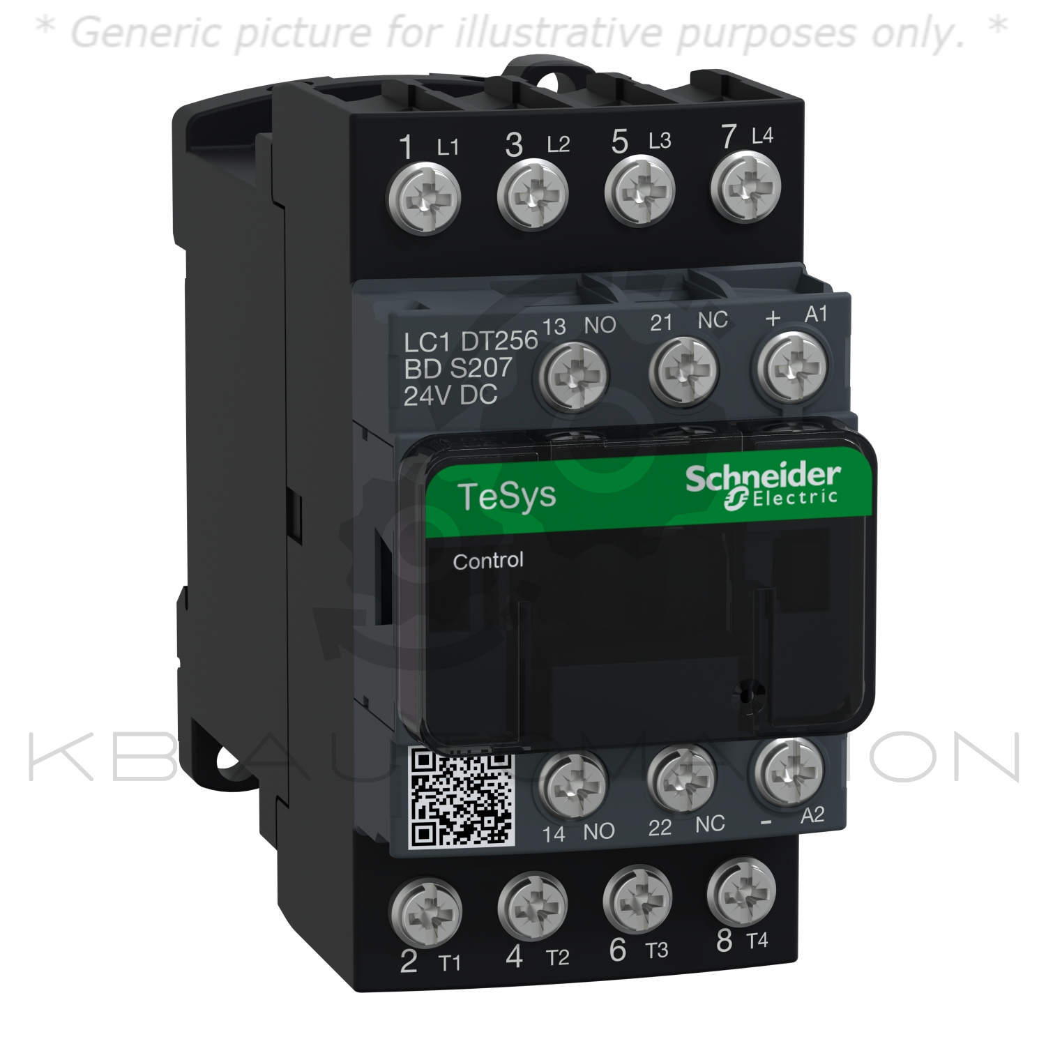 Contattore Schneider LC1DT256BDS207 TeSys - 4P (4NO) AC-1 25A =440V - bobina ...
