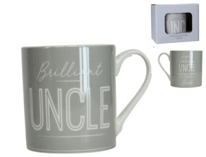 Idee Regalo Natale Zii.Gisela Graham Tazza In Ceramica Brillante Zio Zio Di Compleanno Natale Regalo Idea Ebay