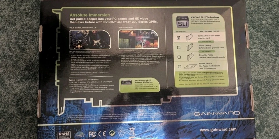 Gainward GeForce GTX 260 Retro OVP 896MB DDR3 - Image 3 of 4