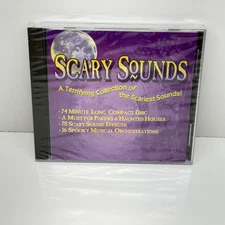 Scary Sounds CD 1998 Halloween Sound Effects Party Music Paper Magic