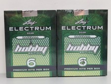 (2) Lot 2026 Leaf Electrum Baseball Hobby Edition Factory Sealed Box