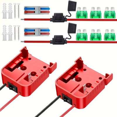 #ad Power Wheels Adapter for Milwaukee 18V Battery Converter DIY RC Car 12AWG $24.83