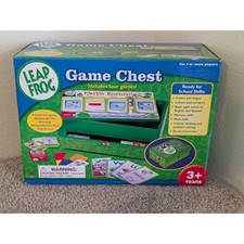 Leap Frog Game Chest Four Games Alphabet Math Skills School Ready 3 2006 NEW