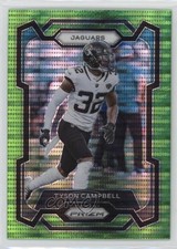 2023 Panini Prizm Neon Green Pulsar Prizm Tyson Campbell #140 1n0