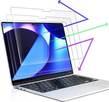 3-Pack Anti Blue Light Screen Protector for MacBook Pro 14 Inch 2021-2025 