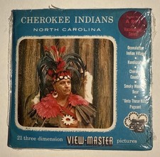 View-Master CHEROKEE INDIANS - A891 - 3 Reel Set