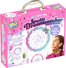 Make Your Own Sparkly Dreamcatcher Craft and Carry Activity Kit - Gifts for Girl