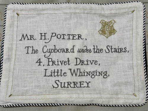 Pottery Barn Kids Harry Potter Hogwarts Letter  Pillow Cover Hedwig Case Teen