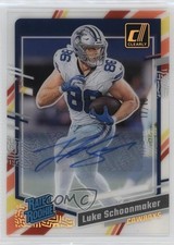 2023 Panini Clearly Donruss Vintage Stripes /18 Luke Schoonmaker #73 Auto lz7