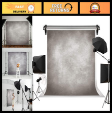 5x7ft Vintage Abstract Grey Photo Backdrop for Portrait Photography Studio