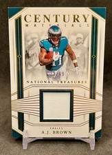 2023 Panini National Treasures Football AJ Brown Century Materials 13/49