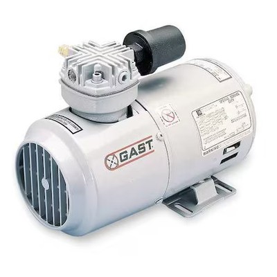 Gast 1Laa-251-M100x Piston Air Compressor/Vacuum Pump, 1/6Hp