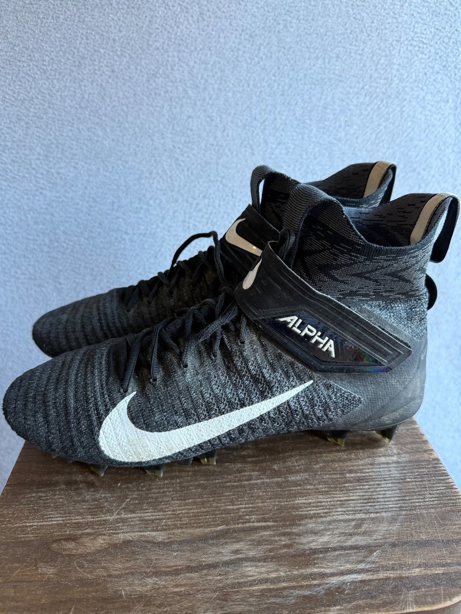 Nike Alpha Menace Elite 2 Flyknit Football Cleats Black White AO3374-001 Men\'s s-l400.jpg main image 4