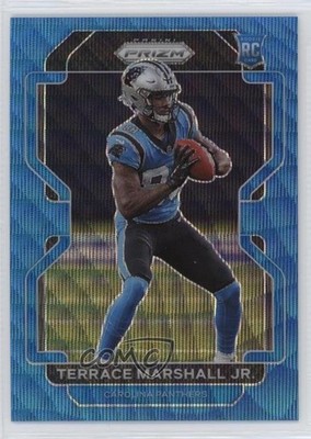 2021 Panini Prizm Blue Wave 44/199 Terrace Marshall Jr #348 Rookie RC 2l4
