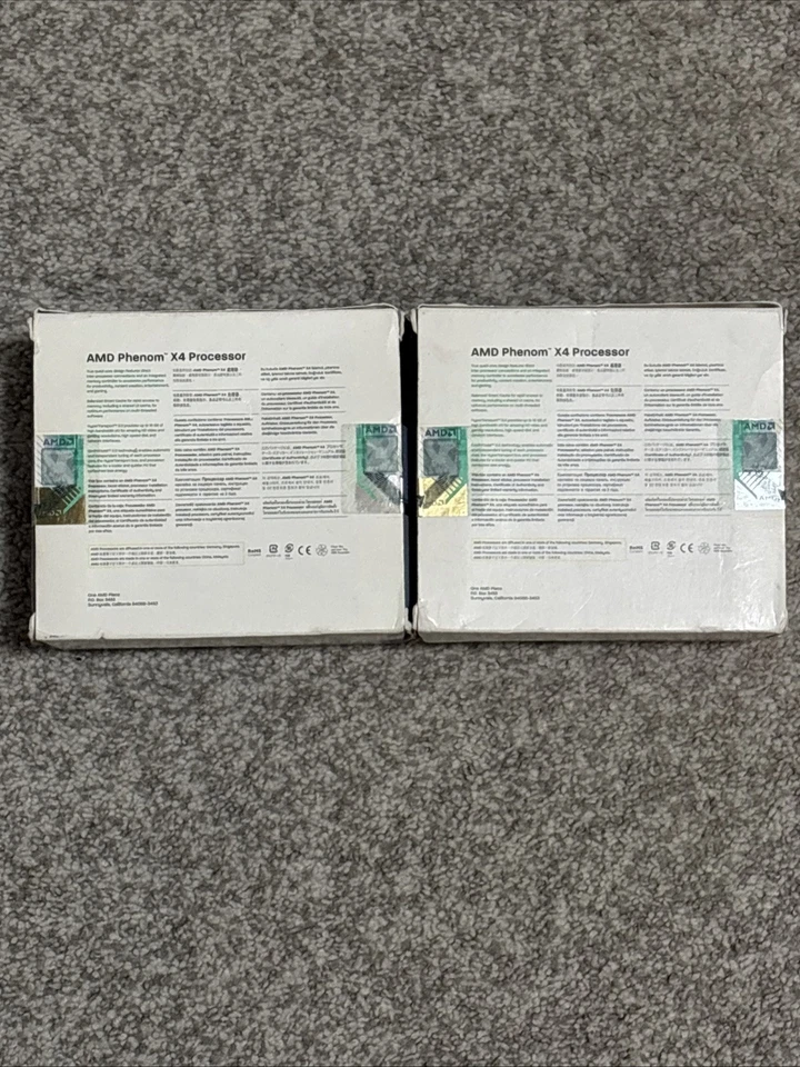 AMD Phenom X4 9500 2.2GHz Quad-Core (HD9500WCGDBOX) - Unused BUNDLE OF 2 - Image 2 of 4