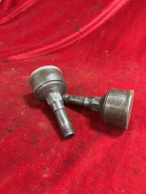 TWO Vintage Antique Equipment  Engine Oiler Grease Cups 1920 s Hit Miss Teens