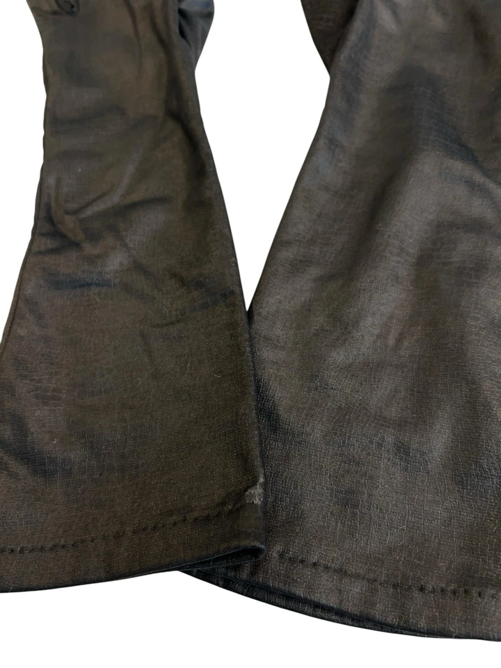 Luvas longas retrô vintage tamanho 7 femininas estampa preta ópera elástica festa noturna elegante - Imagem 3 de 4