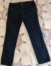 Ann Taylor Loft Women's Size 6 Black Pants Cords Modern Skinny Waist 28