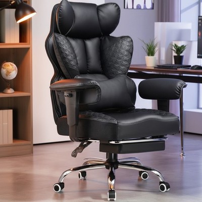 Ergonomic Comfort Big and Tall Gaming Chair - 400lbs with Adjustable Backrest