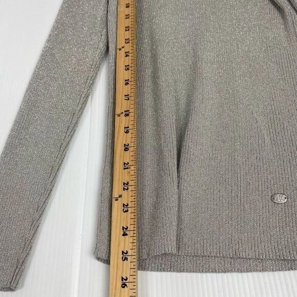 Ralph Lauren Women's Long Sleeve Sweater, Grey, Size M Turtleneck.Casual - Image 4 of 4