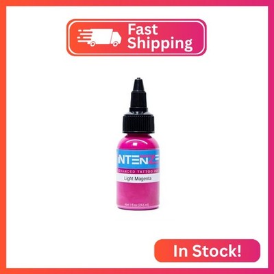 Intenze Light Magenta Tattoo Ink 1oz with Excellent Long-Lasting Opacity, Made i