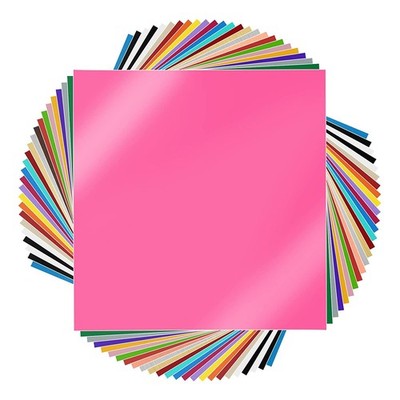 Permanent Vinyl 12'' x 12'' 25 Sheets for All Cutting Machines - DIY Home Decor