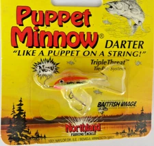 Northland Tackle Puppet Minnow 1/8oz. (Select Colors) OLD STOCK (HAS 3 EYELETS)