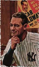 1984 Renata Galasso Baseball DECKLE EDGE Art Cards By Ron Lewis Pick your Player