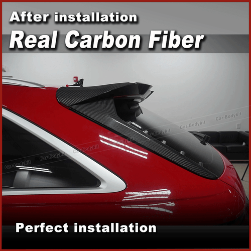 Carbon Dashspoiler Heckspoiler Flügel Spoiler Lippe für Audi RS6 C8 Avant 2019UP - Picture 5 of 12