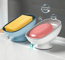 Cup Soap Holder with Drain Design   Versatile for Bathroom  Kitchen Use