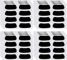 60 Pairs Eye Black Stickers for Kids Customizable Sports Face Eyeblack Sticker f