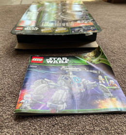LEGO Star Wars 75013 Umbaran MHC Mobile Heavy Cannon EMPTY Box + Manual Insert