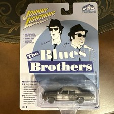 1/64 JOHNNY LIGHTNING THE BLUES BROTHERS 1974 DODGE MONACO THE BLUESMOBILE BLACK