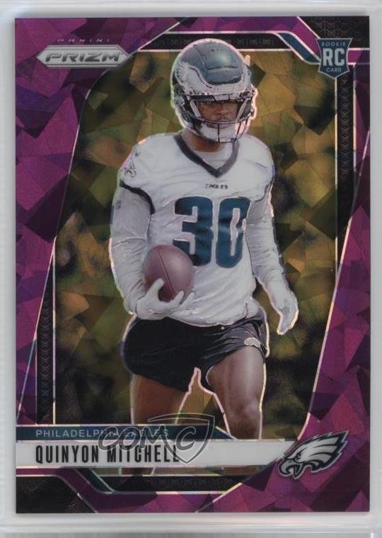2024 Panini Prizm Rookies Purple Ice Prizm 89/225 Quinyon Mitchell #381 1op7