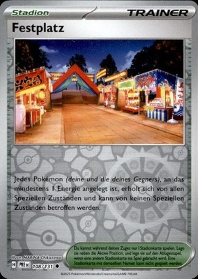 Pokémon Festplatz Prismatic Evolutions #108 Reverse Holo (B01410)