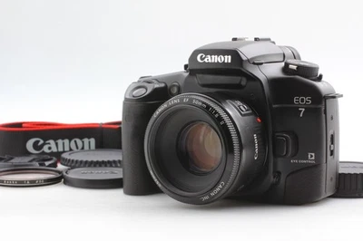 [MINT /Strap] Canon EOS 7 ELAN 7E 35mm Film Camera EF 50mm F1.8 II Lens From JPN - Photo 1/4