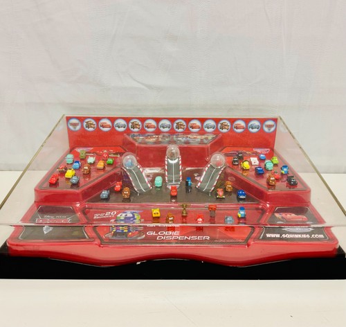 Disney Pixar Cars - CARS 2 SQUINKIES TARGET STORE DISPLAY IN GLASS CASE