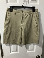 Under Armour Youth Boys Size Large Khaki Colored Shorts Elastic Waistband NWT