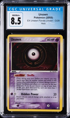 Unown graded CGC 8.5 for sale on eBay
