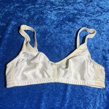 Vintage Shiny Nylon Bra Tag Faded Flaws Fair Condition