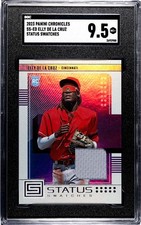 2023 Panini Chronicles Status Elly De La Cruz Rookie Swatches SGC 9.5 RC