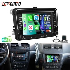 Für Skoda Yeti 2008-2017 Android 15 Apple Carplay Autoradio GPS Navi 4+64GB DAB+