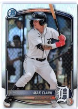 Max Clark (RC) Rookie Prospect Chrome Refractor 2025 Bowman Draft