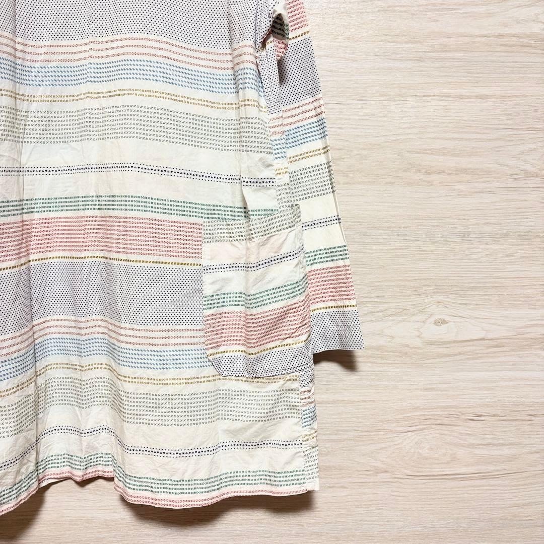 ENGINEERED GARMENTS BORDER BUTTON-DOWN SHIRT MEN … - image 9