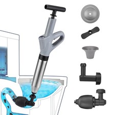 Toilet Plunge Blaster, High Pressure Toilet Plunger, High-Pressure Air Drain ...