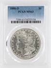 1888-O Morgan Silver Dollar PCGS MS63 S$1 New Orleans Minted No Reserve