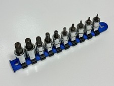 Matco Tools Usa 38 Drive 10pc Metric 2mm-10mm Hex Bit Socket Driver Set Rail